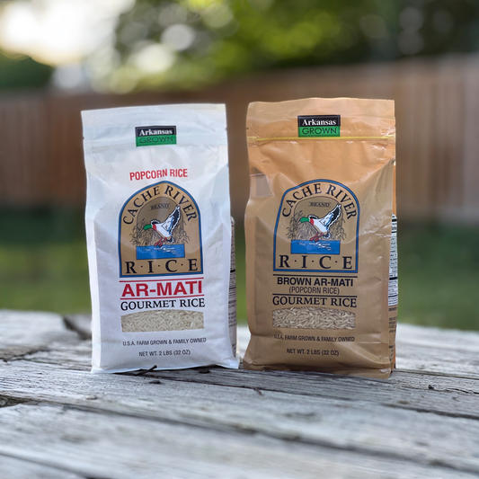 AR-Mati White & Brown Rice Starter Bundle – 2 Bags of Gourmet Rice