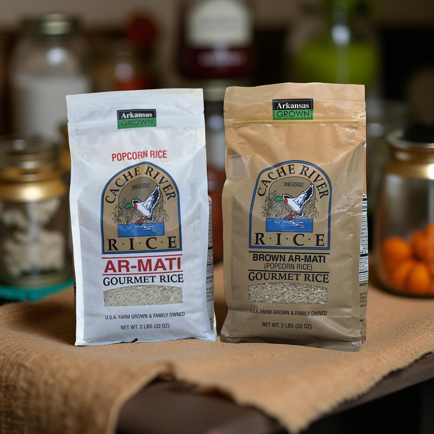 AR-Mati White & Brown Rice Starter Bundle – 2 Bags of Gourmet Rice