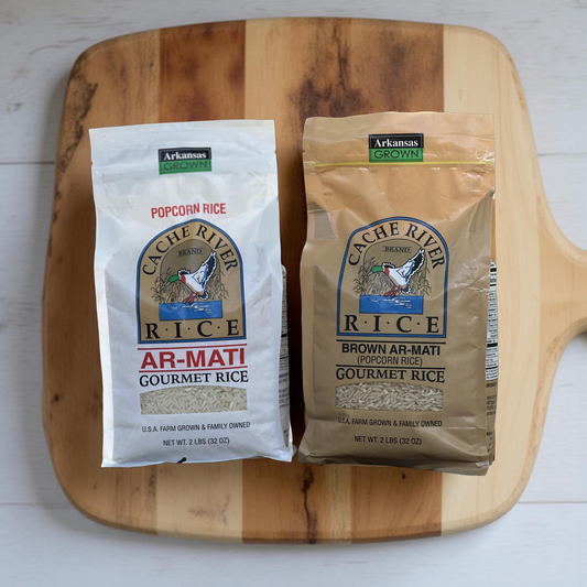 AR-Mati White & Brown Rice Starter Bundle – 2 Bags of Gourmet Rice
