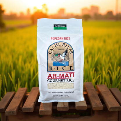 (6) 2 lb bags – AR-Mati White Rice Bundle – Cache River Rice