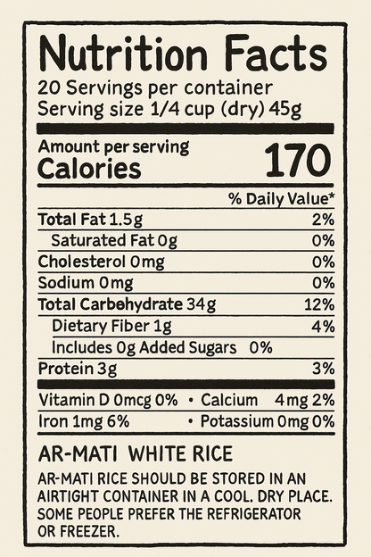 AR-Mati White & Brown Rice Starter Bundle – 2 Bags of Gourmet Rice